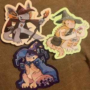 Customer photo review of Lizard Wizard Stickers!