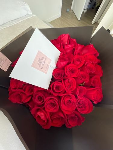 Customer photo review of Red Bouquet