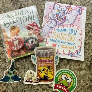 Customer photo review of Teeth Pills Stickers!