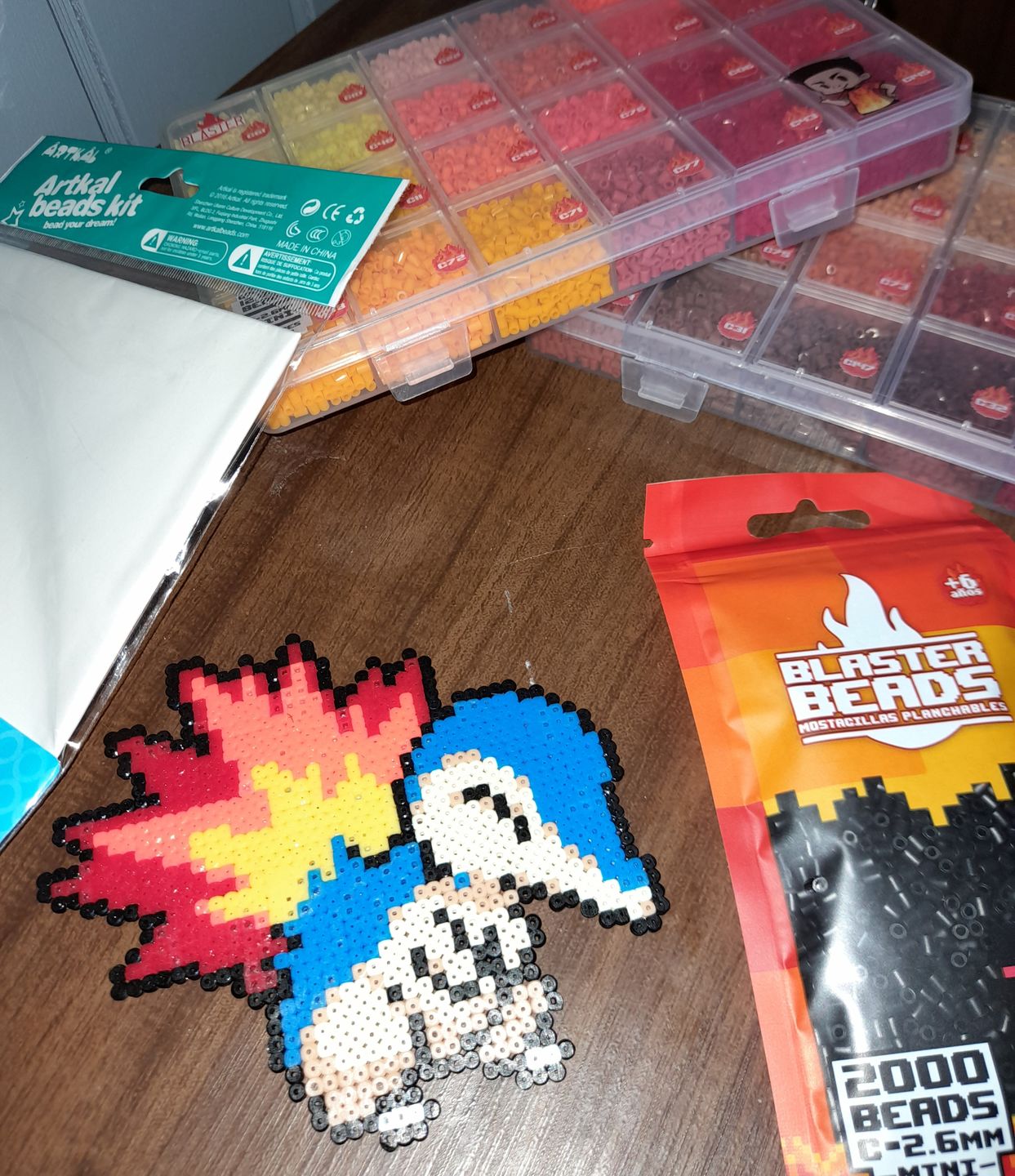 Customer photo review of Caja Organizadora 24 Espacios - 12.000 Beads MINI 2.6mm