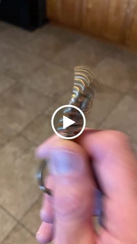 Customer video review of Brass Rattlesnake Tail Pendant