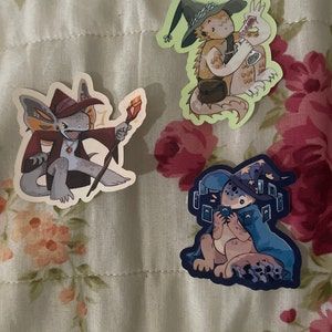 Customer photo review of Lizard Wizard Stickers!