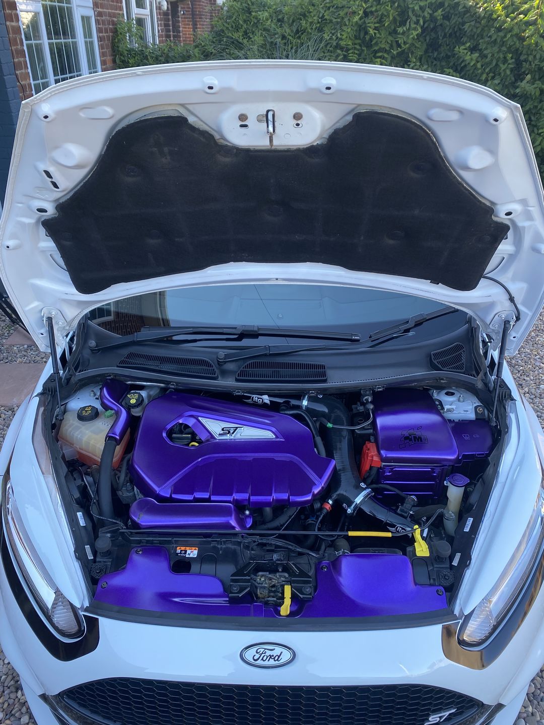 Customer photo review of Proform Engine Bay Slam Panel Covers (various colours) - MK7.5 Fiesta inc ST180