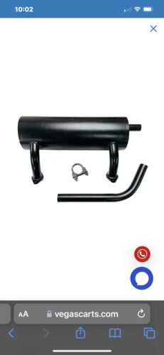 Customer photo review of Reversed Muffler for Predator 22hp (670cc) V-Twin