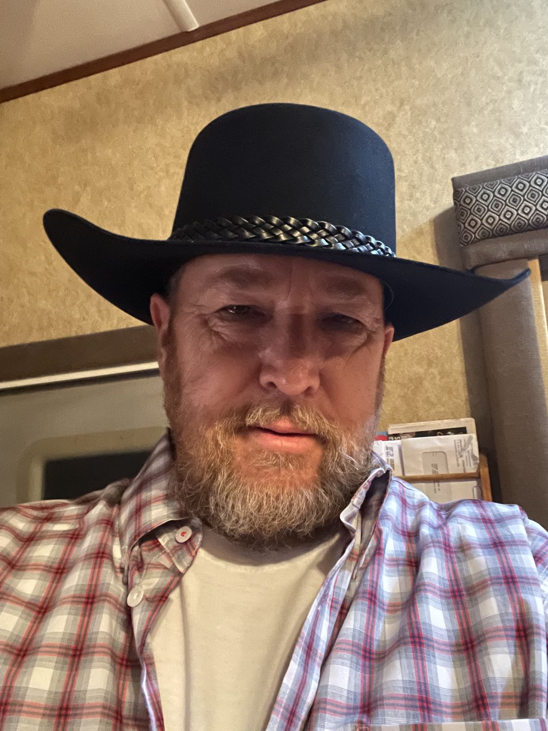 Customer photo review of The Lash Stetson Hat - Made Exclusively for Waylon Jennings