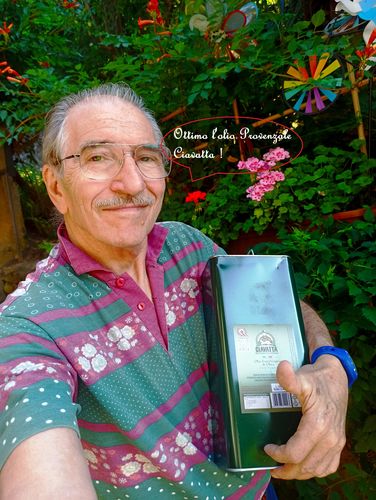 Customer photo review of Olio extravergine di oliva delicato 2 latte da 5 litri