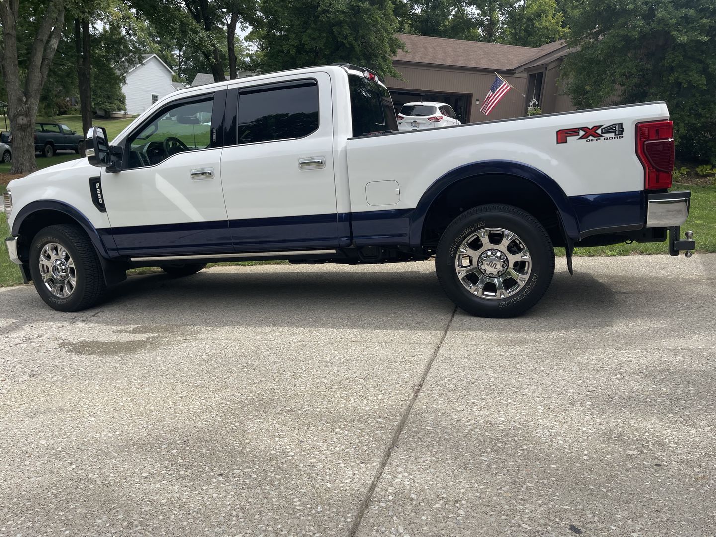Customer photo review of Glossy Metallic Tanzanite Blue Vinyl Wrap