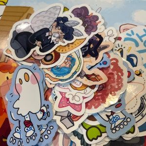 Customer photo review of Harajuku Virtual Pet Stickers!
