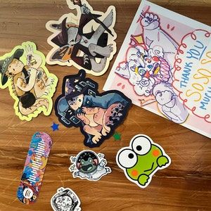 Customer photo review of Lizard Wizard Stickers!