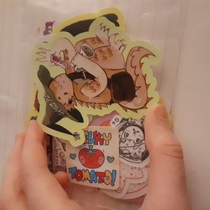 Customer photo review of Lizard Wizard Stickers!