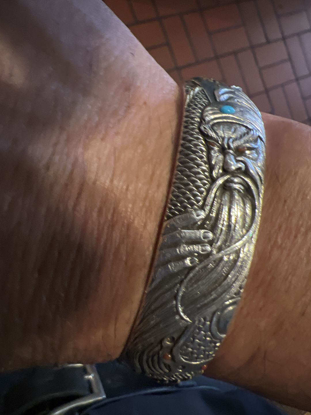 Customer photo review of The Dragon Paracord Bracelet