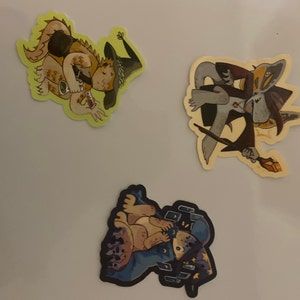 Customer photo review of Lizard Wizard Stickers!