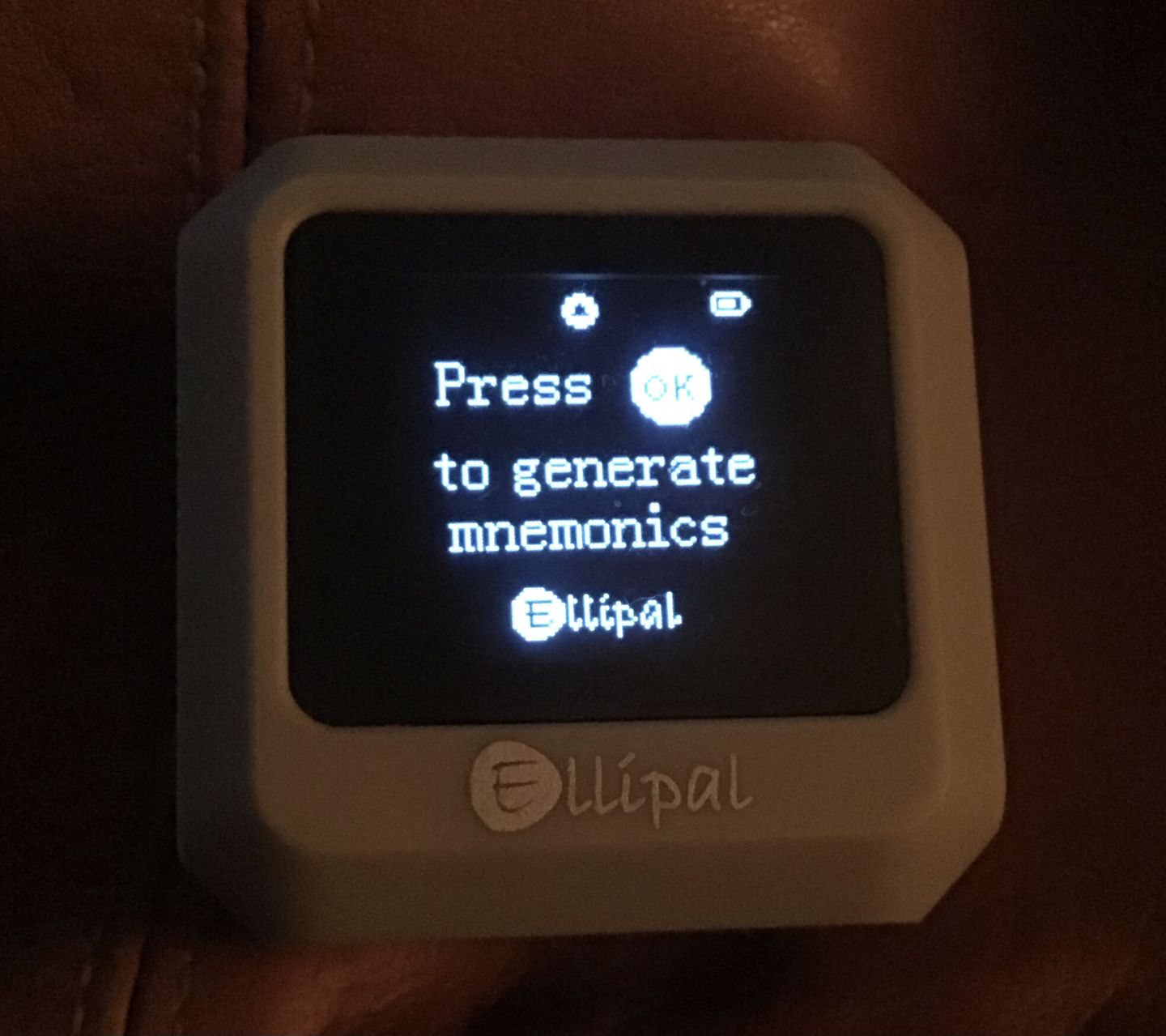 Customer photo review of ELLIPAL Joy Seed Phrase Generator