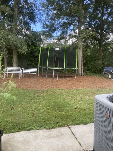 Customer photo review of 1500lbs High Capacity 12FT Round Trampoline for Adults&Kids