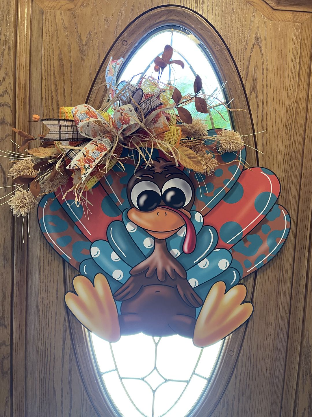 Customer photo review of Turkey Sign, Fall Sign, Autumn Sign, wood sign, PCD-W-014