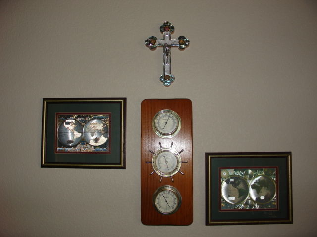 Customer photo review of Olive Wood Crucifix (Fully covered with Mother of Pearl) - Holy Land Crucifixes