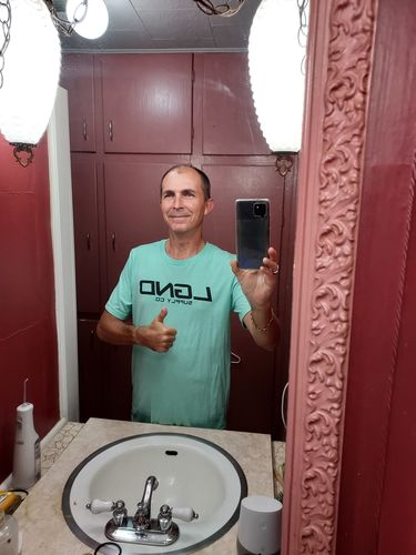 Customer photo review of Staple Tee