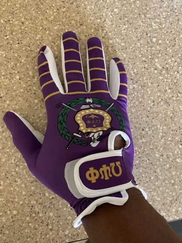Customer photo review of D9 GOLF GLOVES