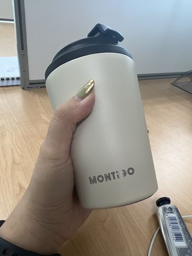 Customer photo review of Sense Coffee Cup Buttercream/Pea 340ml (12oz) 2-Pack Bundle