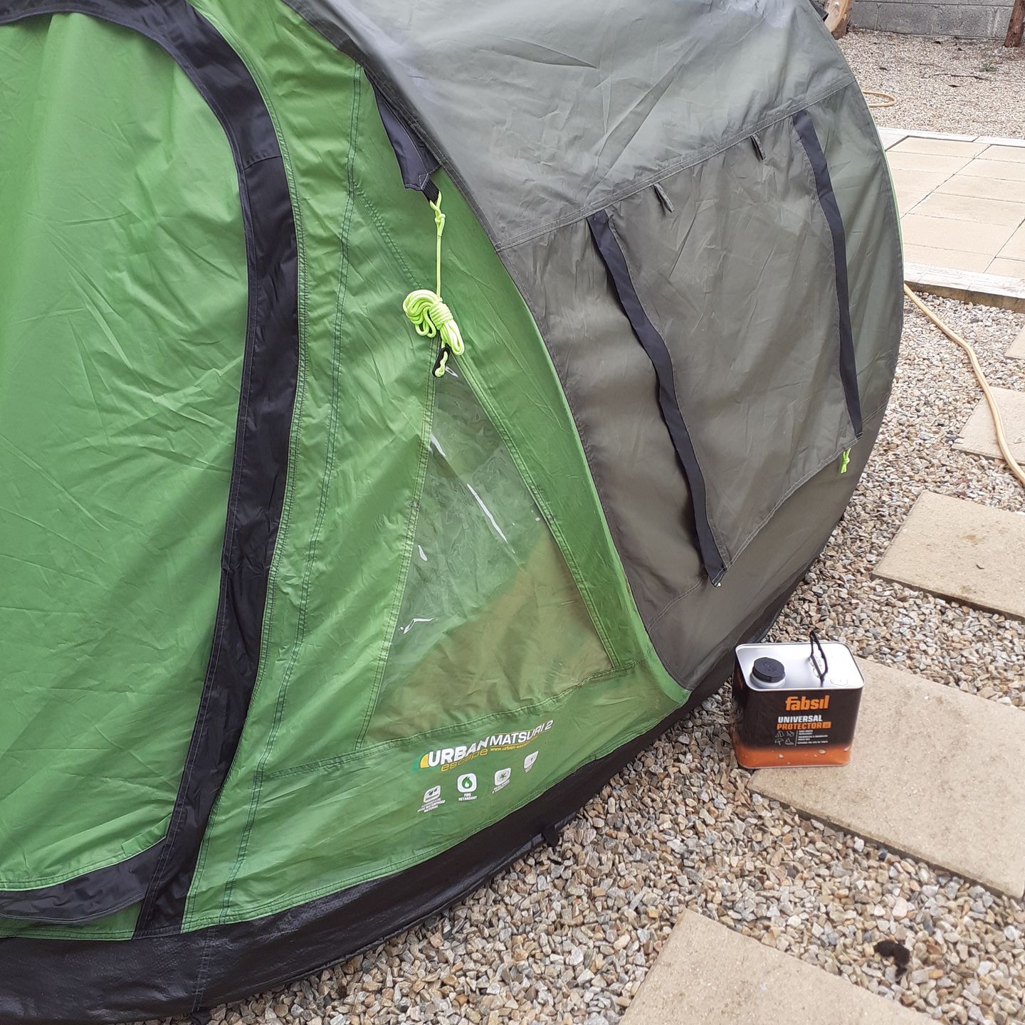 Customer photo review of Fabsil Universal Silicone Waterproofer - 2.5 Litre