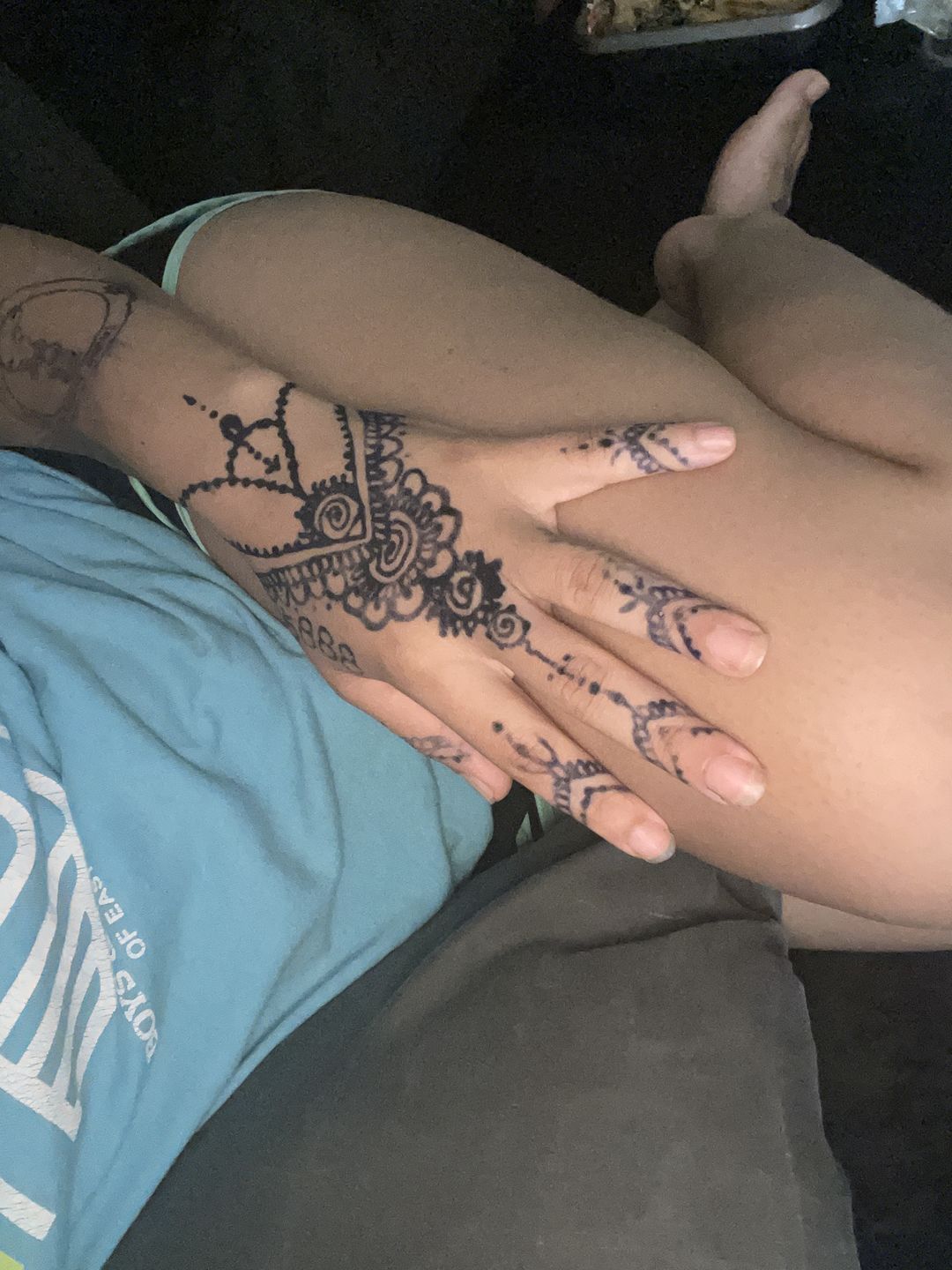 Customer photo review of 1 oz. Jagua tattoo gel combo kit