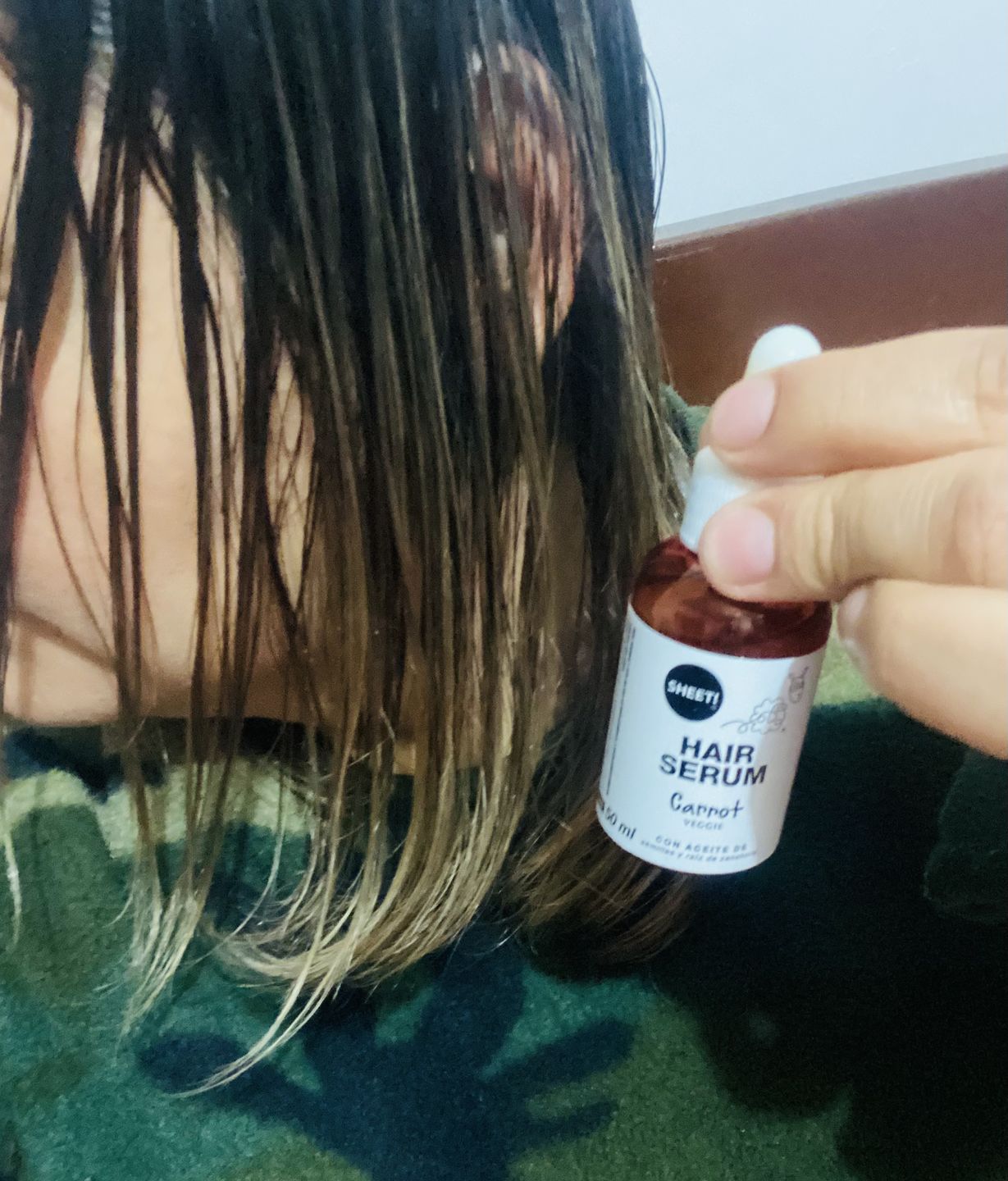 Customer photo review of SERUM ZANAHORIA PELO Y PESTAÑAS