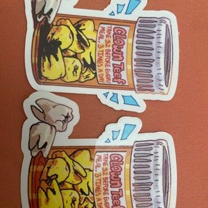Customer photo review of Teeth Pills Stickers!