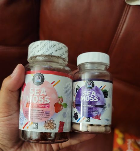 Customer photo review of Sea Moss Capsules With Elderberry