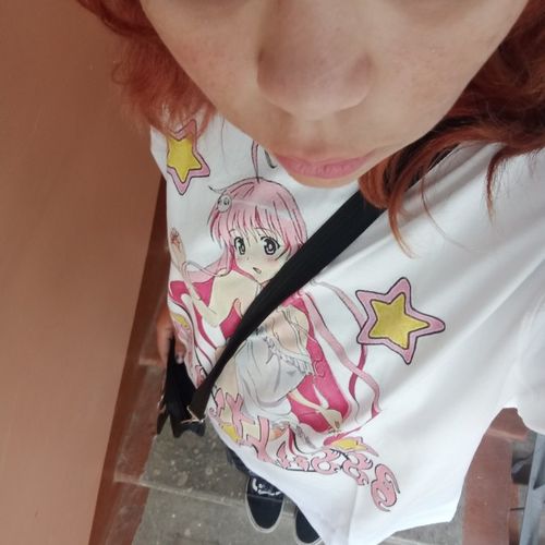 Customer photo review of Harajuku Style "Starry" Anime Girl Tee