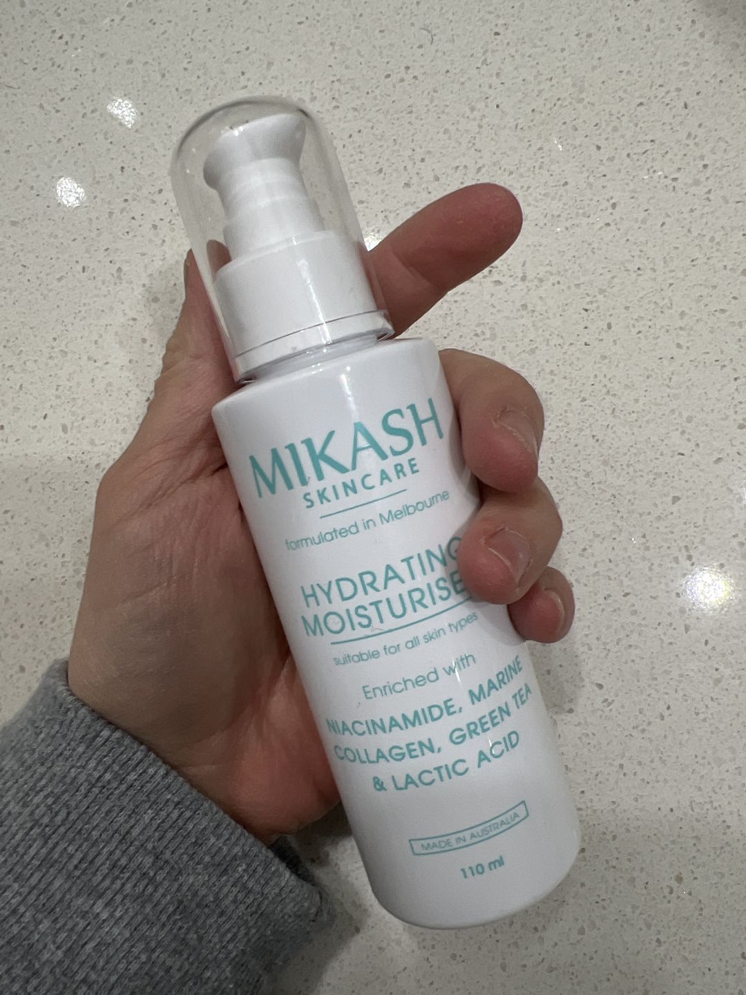Customer photo review of Hydrating Face Moisturiser