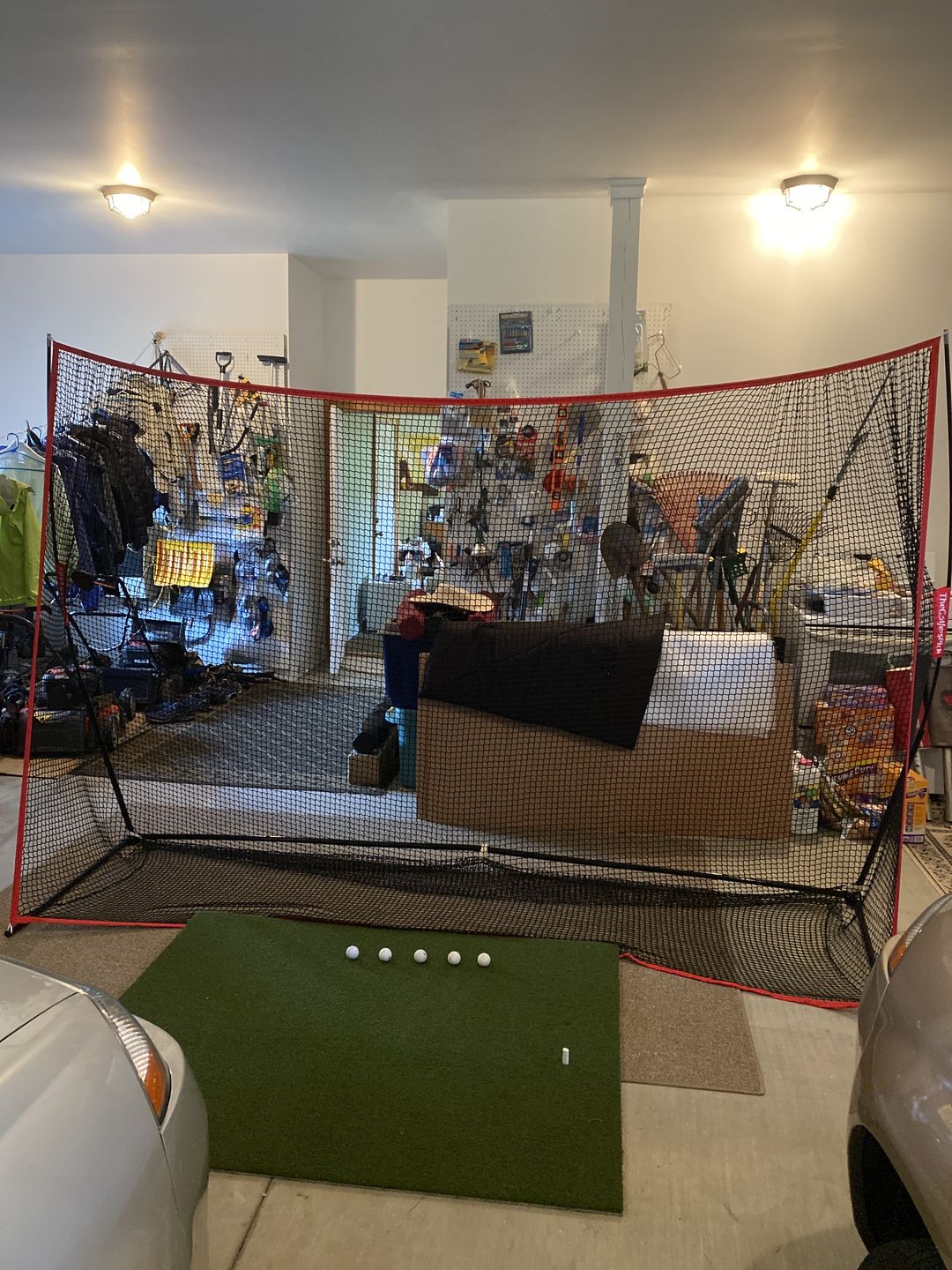 Customer photo review of Golf Net Pro 10x7 ft | Golf Hitting Net