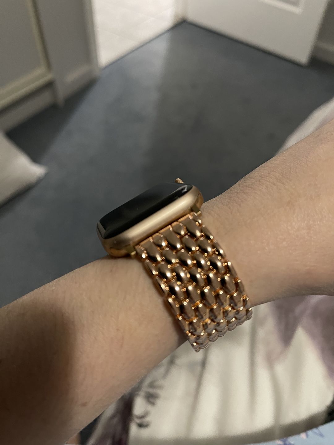 Customer photo review of Arya Stainless Strap (4 Colours)