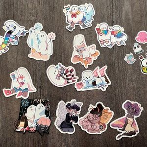 Customer photo review of Pride Parade Ghost Stickers!