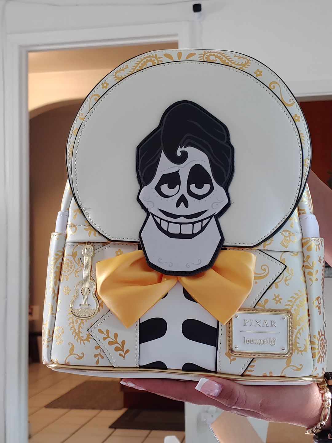 Customer photo review of 707 Street Exclusive - Loungefly Disney Pixar Coco Ernesto Cosplay Mini Backpack - December Preorder