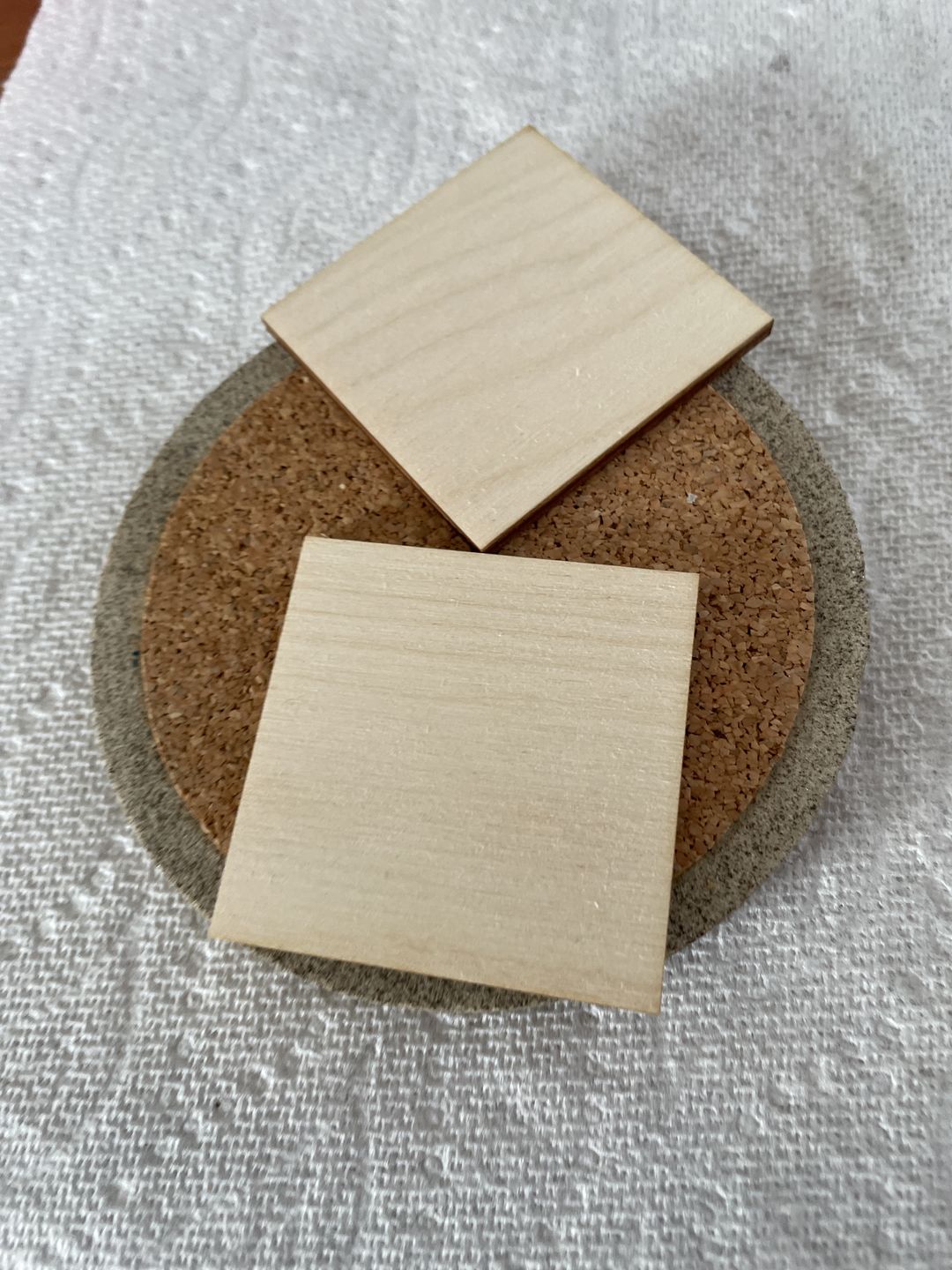 Customer photo review of Unfinished Wood Square Shape - Craft - up to 24" DIY