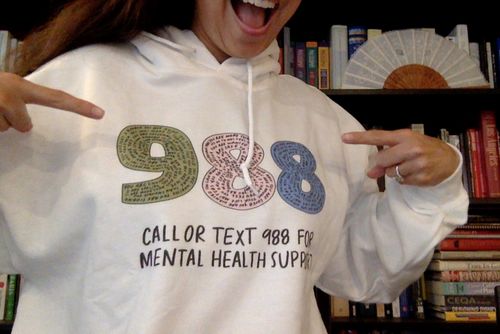 Customer photo review of 988 (Call or Text 988 For Mental Health Support)