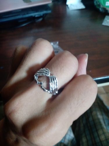 Customer photo review of LOVED TO DEATH RING