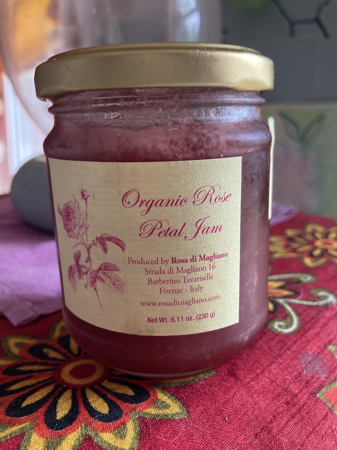 Customer photo review of Magliano Rose Petal Jam Preserve, Certified Organic - 7.2 oz