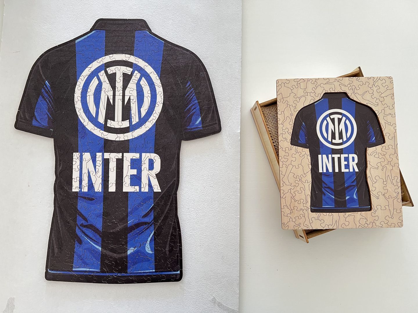 Customer photo review of FC Inter© Jersey - Official Wooden Puzzle