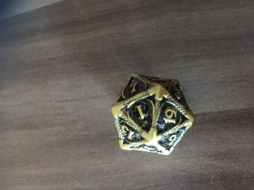 Customer photo review of Nidhöggr Yellow-Black D20 bis D4