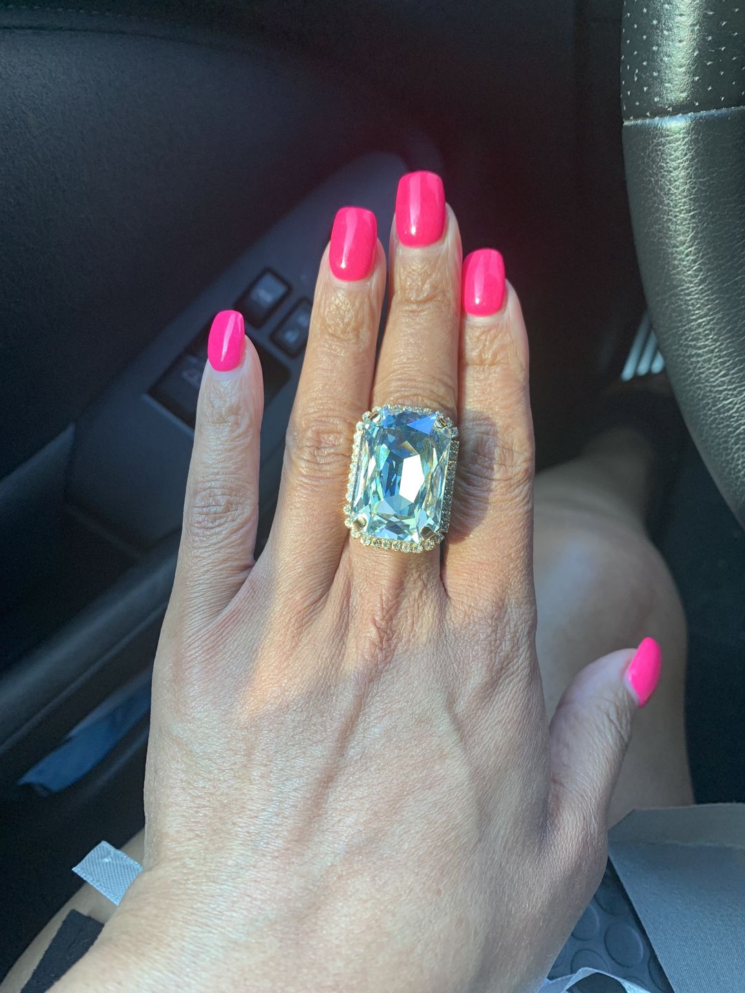 Customer photo review of Stardust Crystal Ring