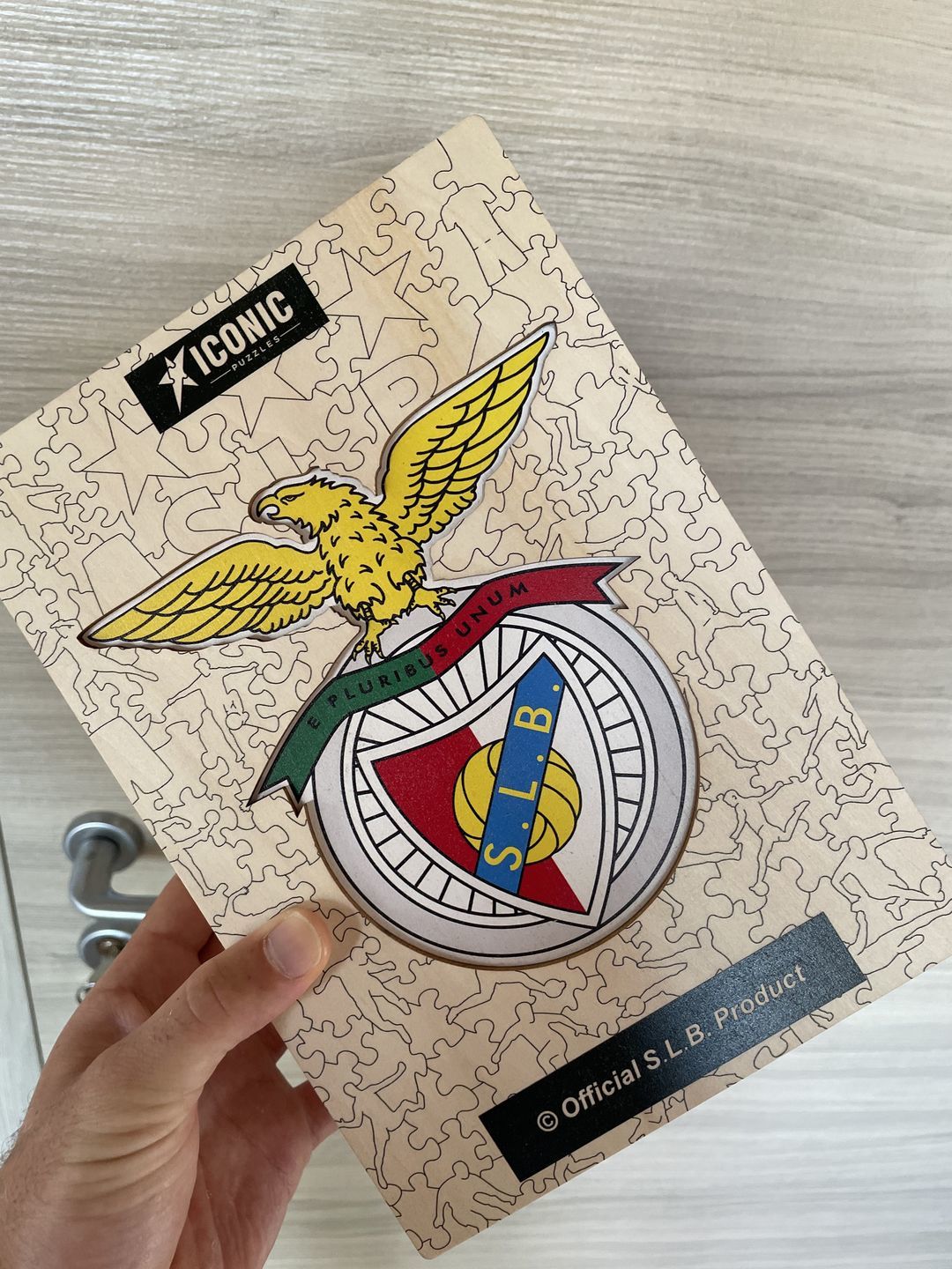Customer photo review of SL Benfica© Logo - Official Wooden Puzzle
