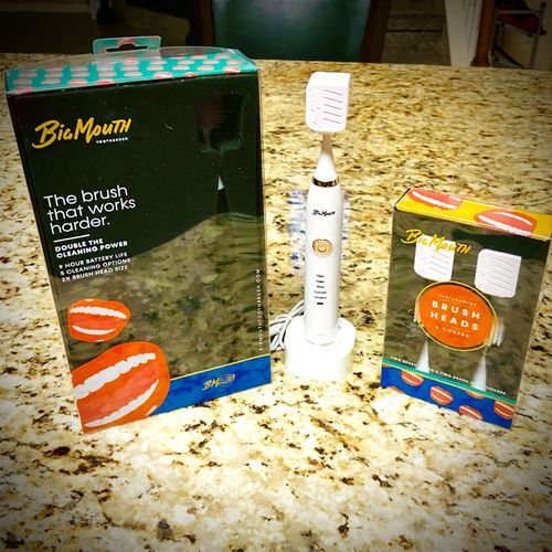 Customer photo review of Original Big Mouth Toothbrush