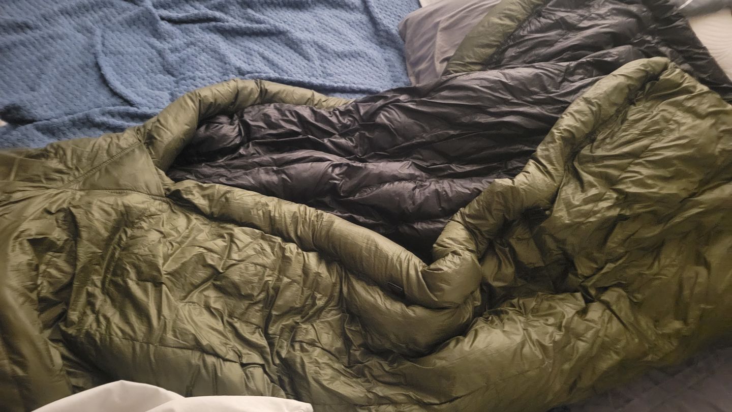 Customer photo review of Ultralight Top Quilt