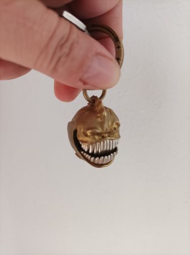 Customer photo review of Brass Angry Piranha Bell