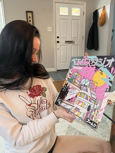 Customer photo review of Happy City Print