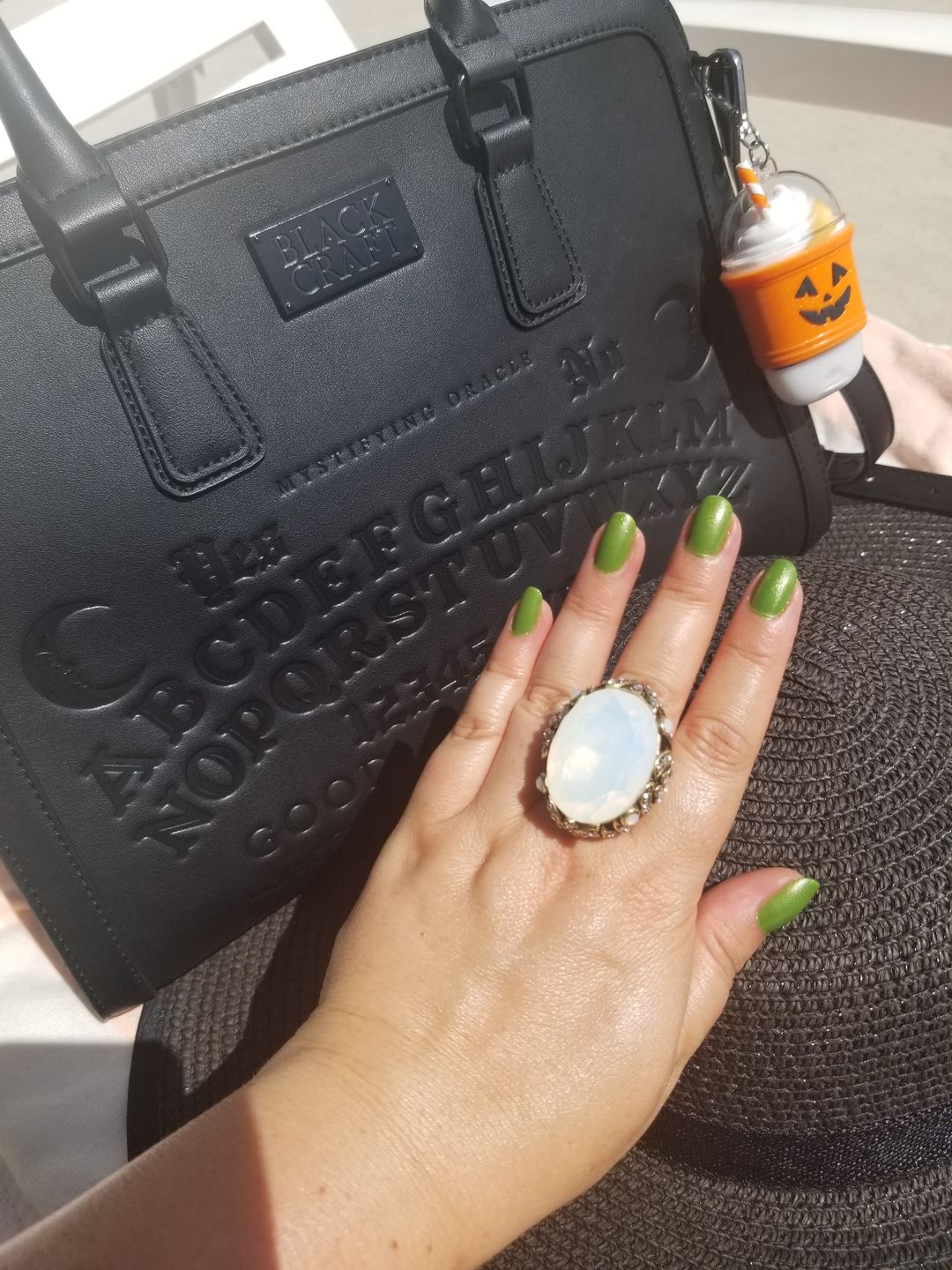 Customer photo review of HEIDI DAUS® "Dare To Wear" Oversized Crystal Cocktail Statement Ring