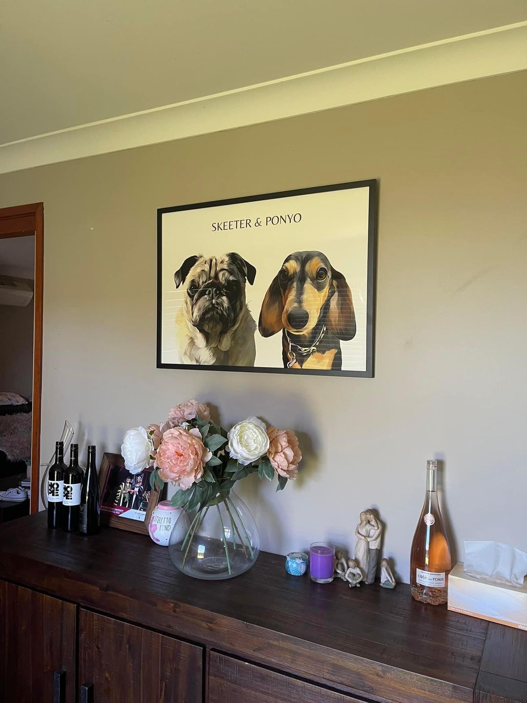 Customer photo review of Two-Pet Portrait