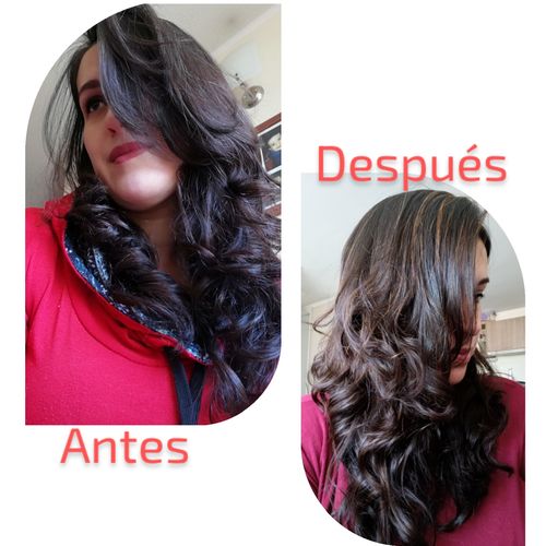 Reseña con foto de un cliente sobre Pack 3 Hennas Jamila Hair -  Cobrizo Natural y Duradero  👩🏼‍🦰