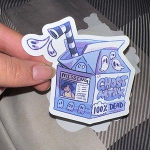 Customer photo review of Milk Carton Sticker Set!